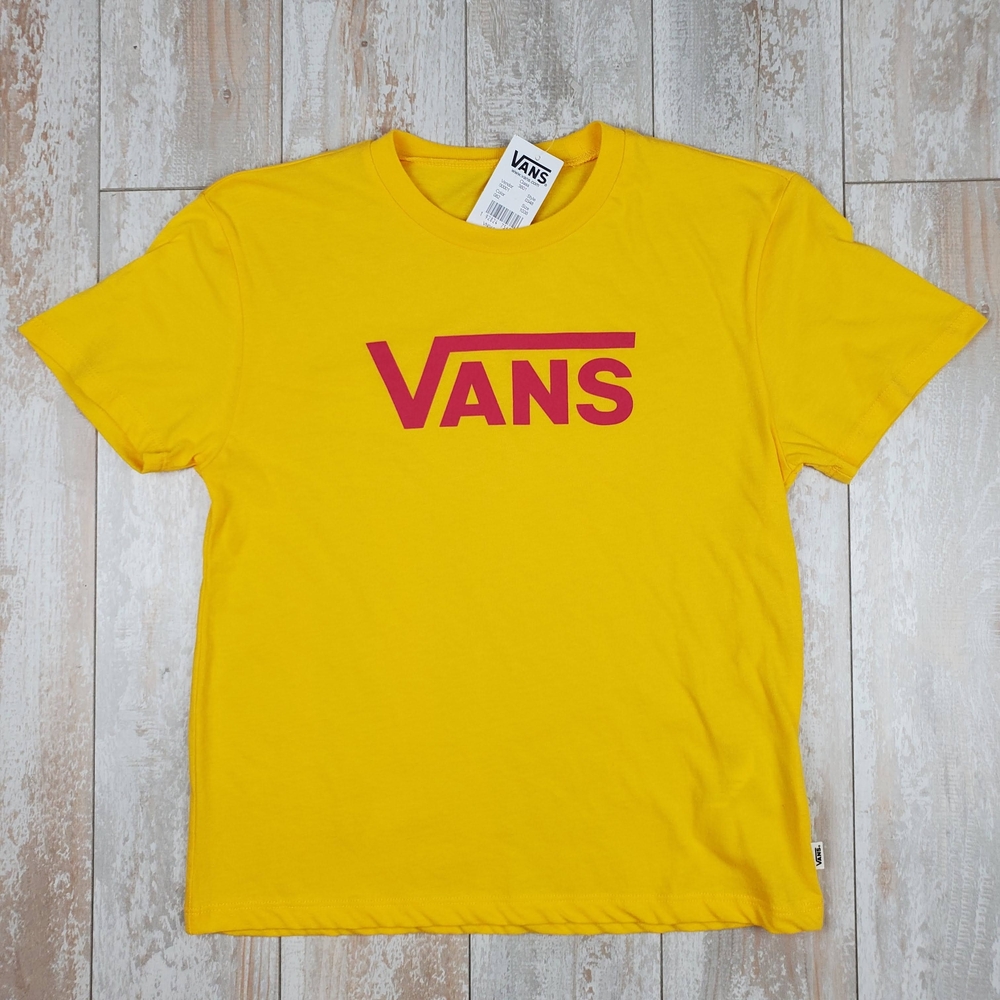 Vans Flying V Crew Kids Tee Yellow